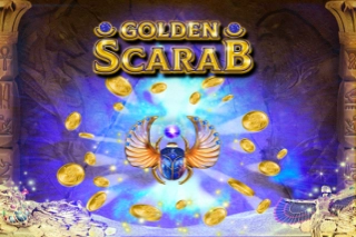00387 golden scarab